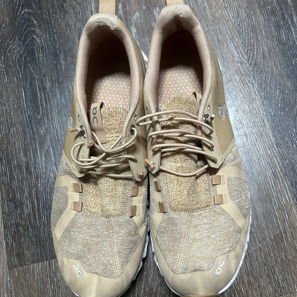 On Running Sand-Toned Sneakers